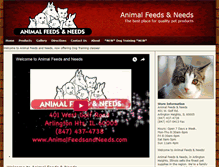 Tablet Screenshot of animalfeedsandneeds.com